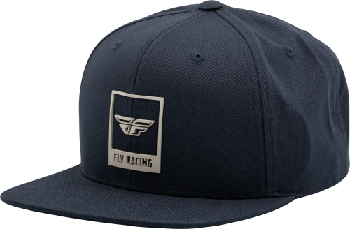 Fly Racing - Fly Racing Fly Boss Hat - 351-0092 - Navy/Light Gray - OSFM