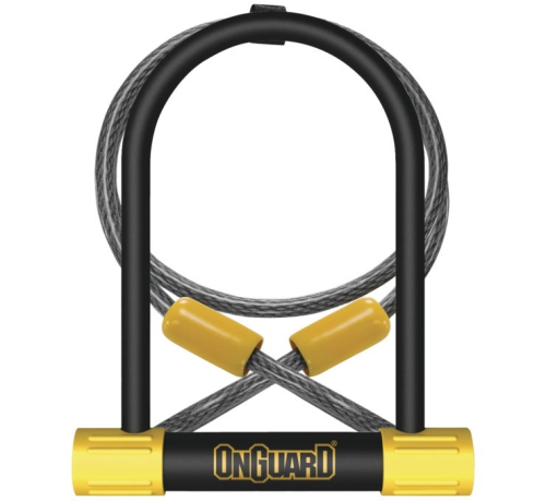 OnGuard - OnGuard Bulldog Series with 4ft. Cable U-Lock - 8012