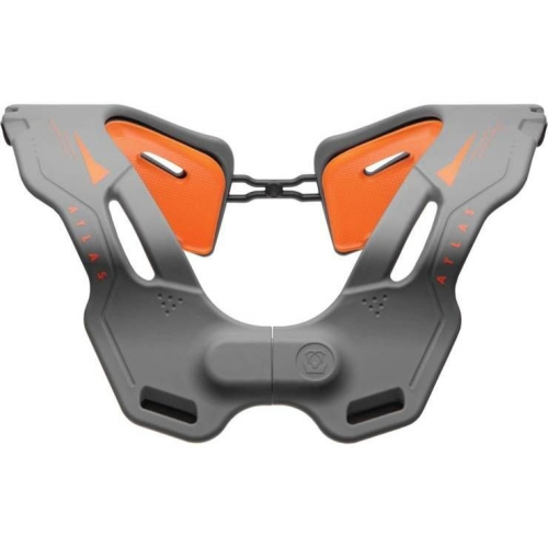 Atlas - Atlas Brace Vision Neck Collar - VC1-07-020 - Gray/Orange - Lg-XL
