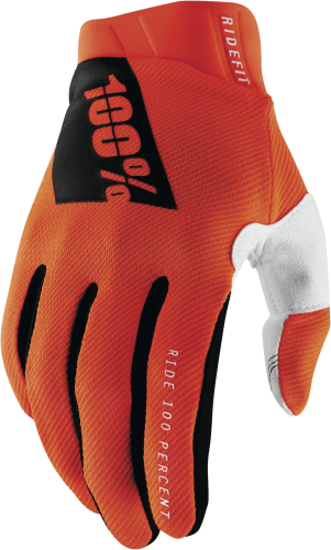 100% - 100% Ridefit Gloves - 10014-006-13 - Flo Orange - X-Large
