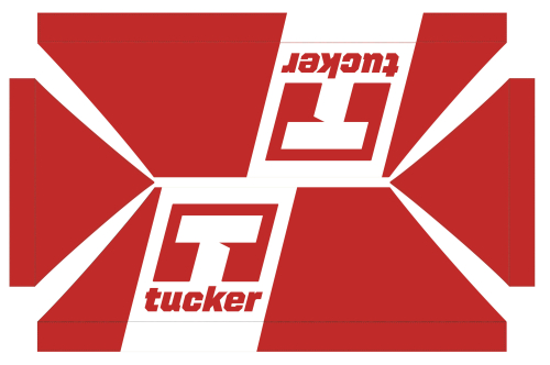 Tucker - Tucker Tucker Canopy Top - Red/White - 31-31200-D-TUCKER