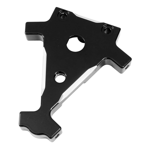 Bikers Choice - Bikers Choice Dual Dyna Coil Bracket - Ignition Switch and Starter Holes - Black - 3745B