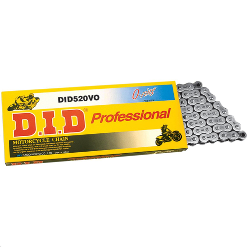 D.I.D - D.I.D 520VX3 Professional O-Ring Series Chain - 100 Links - Natural - 520VX3X100FB