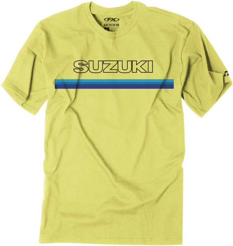 Factory Effex - Factory Effex Suzuki Throwback T-Shirt - 23-87408 - Yellow - 2XL
