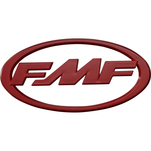 FMF Racing - FMF Racing Sticker FMF Logo Decal - Red - 014854
