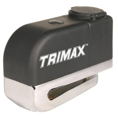 Trimax - Trimax Alarm Disc Lock - Black - TAL7PB