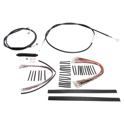 Magnum - Magnum Black Vinyl XR Handlebar Installation Kit for 15-17in. Ape - 489362
