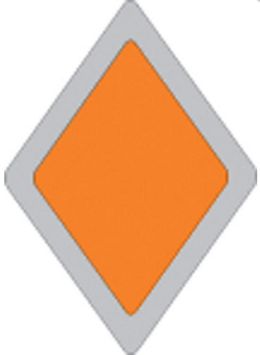 Voss - Voss 5x7in. Snowmobile Trail Sign - Reflective Blank (Orange) - 264 RB OR