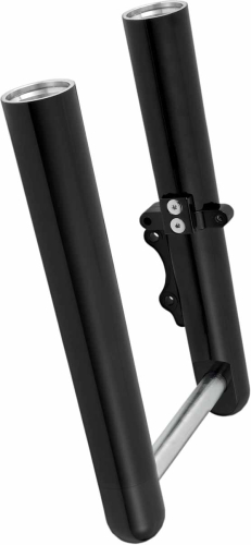 Arlen Ness - Arlen Ness Hot Legs Dual Disc Fork Leg Set - Smooth - Black - 40-513