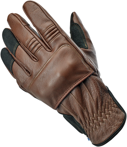 Biltwell Inc. - Biltwell Inc. Belden Gloves - 1505-0201-301 - Chocolate/Black - X-Small