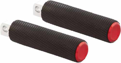 Arlen Ness - Arlen Ness Fusion Footpegs - Knurled - Red - 07-938