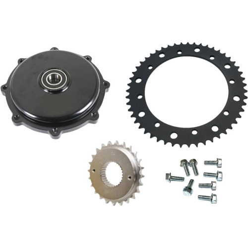 Drag Specialties - Drag Specialties 530 Chain Drive Conversion Kit - Black - 1210-2663