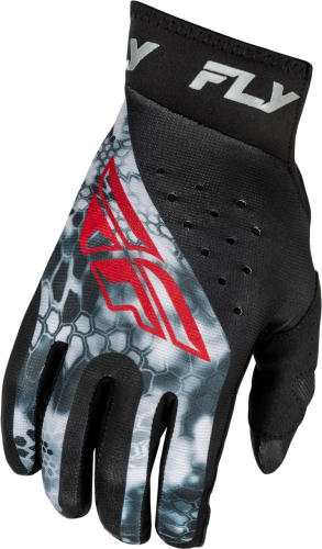 Fly Racing - Fly Racing Pro Lite Youth Gloves - 378-047YL - Black/Red/Gray - Large