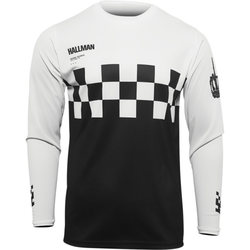 Thor - Thor Hallman Differ Cheq Jersey - 2910-6608 - Black/White - 3XL
