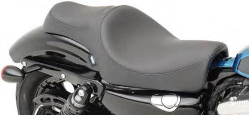 Drag Specialties - Drag Specialties Caballero 2-Up Seat - Smooth - 0804-0672