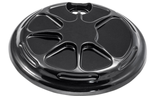 LA Choppers - LA Choppers Fusion Fuel Door - Decadent Black Powdercoat - LA-F310-01B