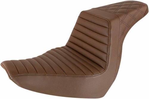 Saddlemen - Saddlemen Step-Up Front TR/Rear LS Seat - Brown - 818-29-176BR