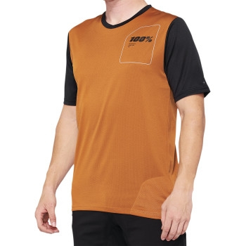 100% - 100% Ridecamp Jersey - 40027-00016 - Terracotta/Black - Medium