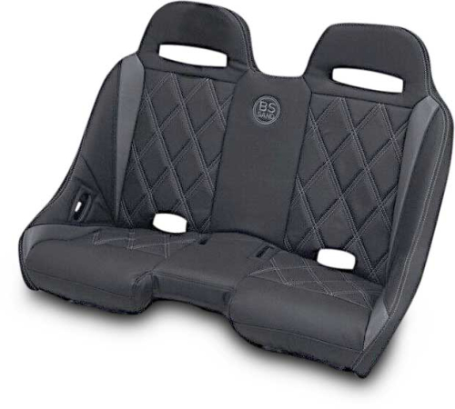 BS Sand - BS Sand Extreme Front/Rear Bench Seat - Diamond - Black/Gray - EXBEGYBDX