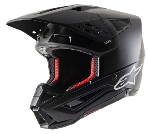 Alpinestars - Alpinestars SM5 Solid Helmet - 8303121-110-LG - Black Matte - Large