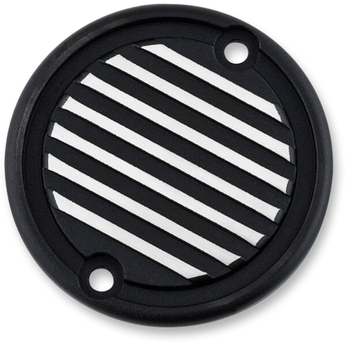 British Customs - British Customs Engine ACG Badge - Full Finned - Black with Polished Fins - BC805-004-PF