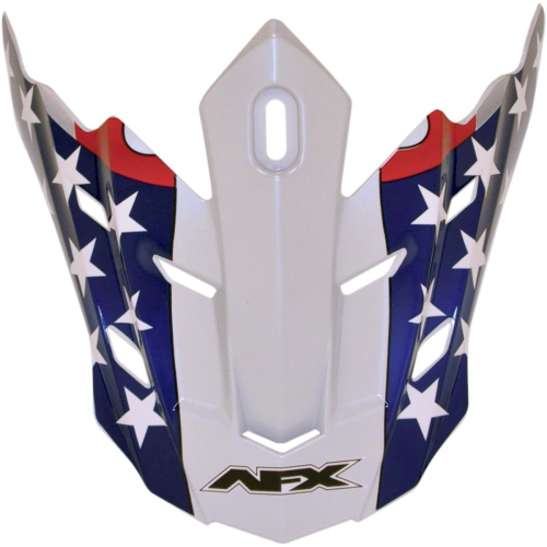 AFX - AFX Peak for FX-17/Y Freedom Helmets - White Flag - 0132-0523