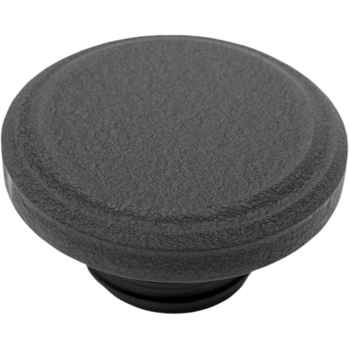 Novello - Novello Vented Billet Gas Cap - Smoothie - Black - DN-2213B