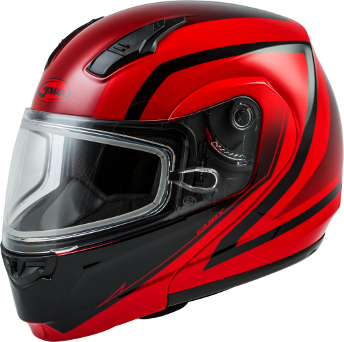 G-Max - G-Max MD-04S Docket Helmet - G2042033 - Red/Black - X-Small