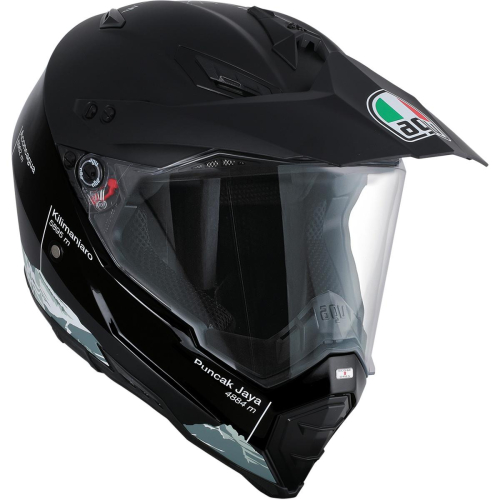 AGV - AGV AX-8 Dual Sport EVO Graphics Helmet  - 7611O2D000911 - Black/White - 2XL