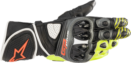 Alpinestars - Alpinestars Racing Professional GP Plus R V2 Gloves - 3556520-9135-2X - Metal Gray/Black/Yellow Fluo/Red Fluo - 2XL