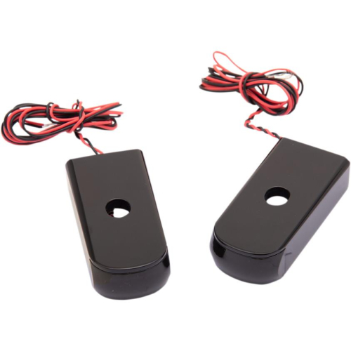 Alloy Art - Alloy Art Strut Mount LED Lights  - Smoke Lens - Anodized Black Finish - SSL-SB-2B