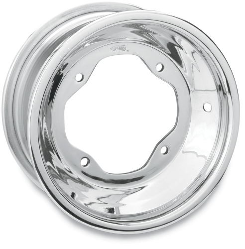 AMS - AMS Rolled-Lip Spun Aluminum Wheel - 9x8 - 3+5 Offset - 4/115 - Polished - 261RL98115P3