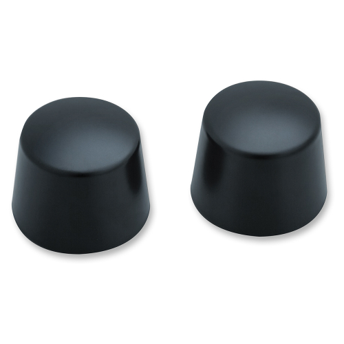 Kuryakyn - Kuryakyn Front Axle Nut Covers - Satin Black - 1229