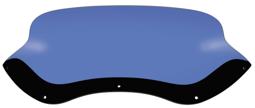 Memphis Shades - Memphis Shades Spoiler Windshield - 6.5in. - Blue - MEP85506