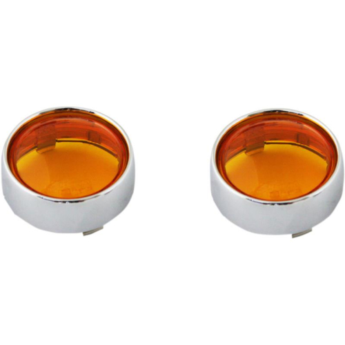 Custom Dynamics - Custom Dynamics Bullet Bezels For ProBEAM Turn Signal - Chrome - PB-B-BEZ-CA