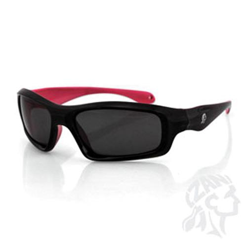 Bobster Eyewear - Bobster Eyewear Seattle Sunglasses - EZSE002 - Black/Pink / Smoke Lens - OSFM