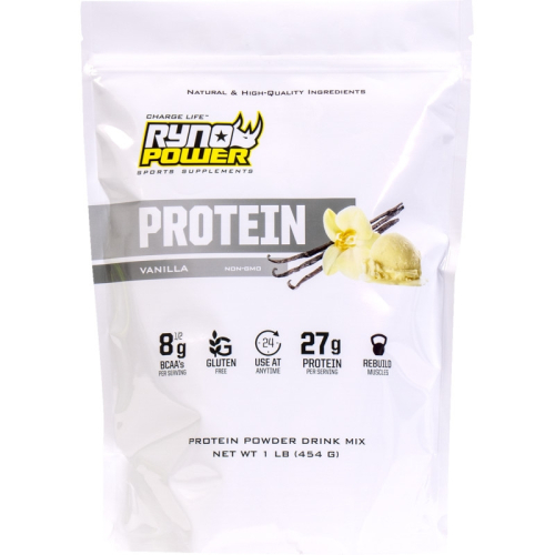 Ryno Power - Ryno Power Protein Powder - Vanilla Flavor - 1lb. - 1LB-PPV