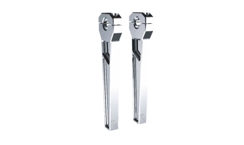 Todds Cycle - Todds Cycle 1-1/8in. Handlebar Riser Kit - 10in. Rise - Chrome - TD-R21-10