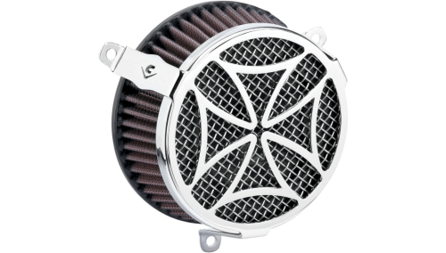 Cobra - Cobra Air Cleaner Kit - Cross - Chrome - 606-0101-02-SB