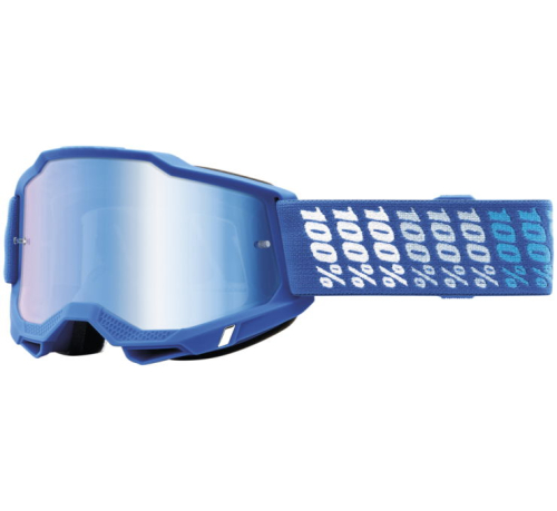 100% - 100% Accuri 2 Yarger Goggles - 50014-00014 - Yarger/Light Blue/White / Blue Mirror Lens - OSFM