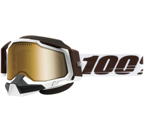 100% - 100% Racecraft 2 Snow Goggles - 50122-261-01 - Snowbird / True Gold Lens - OSFM