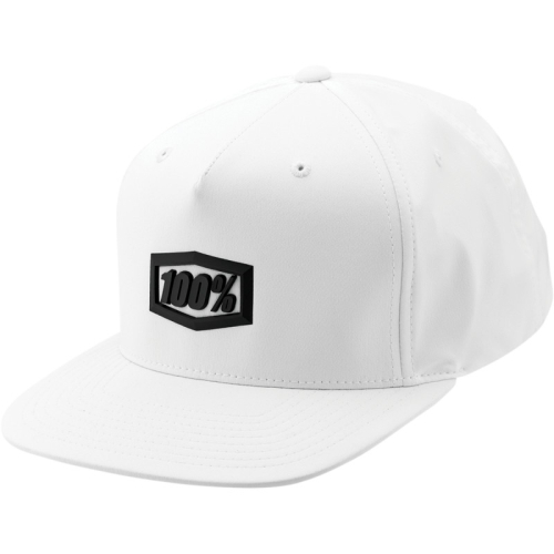 100% - 100% Snapback Enterprise Hat - 20064-000-01 - White - OSFM