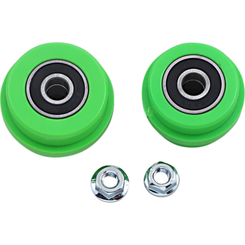 T.M. Designworks - T.M. Designworks PowerLip Chain Roller Kit - Green - ZDK-KX5-GR
