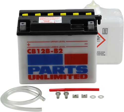 Parts Unlimited - Parts Unlimited 12V Heavy Duty Battery Kit - CB12B-B2-FP
