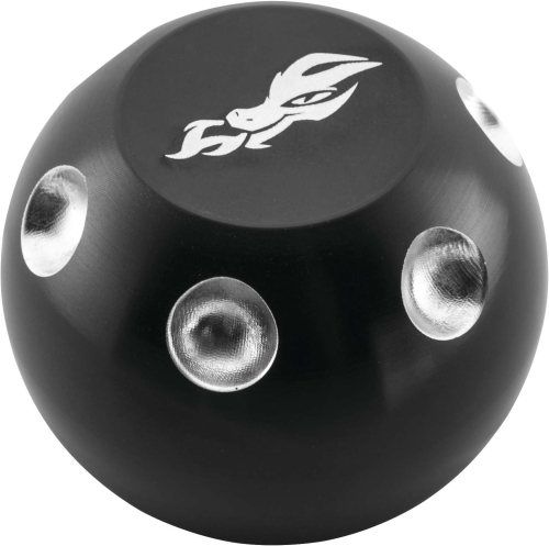 Dragonfire Racing - Dragonfire Racing Shifter Knob - 2in. Contrast - Black - 04-0903