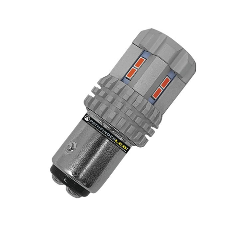 SoCalMotoGear - SoCalMotoGear LED Ultra-Flash High-Intensity Led Bulbs - Red - 1157RP