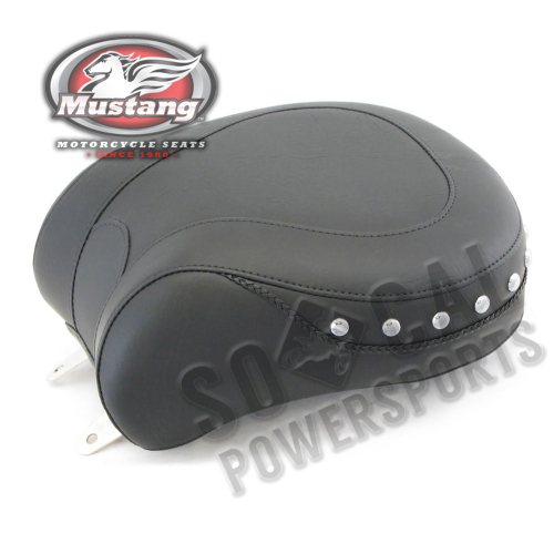 Mustang - Mustang Sport Touring Rear Seat - Smooth - Chrome Studs - 79259