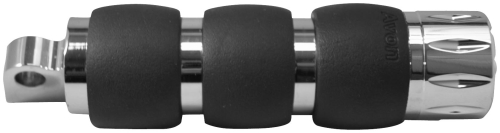 Avon Grips - Avon Grips Velvet Air Cushion Rival Footpegs - Chrome - FP-AIR-93-CH-RIV