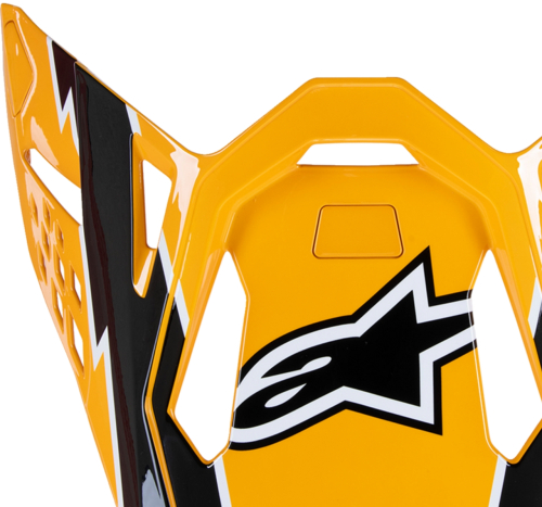 Alpinestars - Alpinestars Visor for S-M10 Ampress Helmet - Black/Orange - 8980623-1414-OS