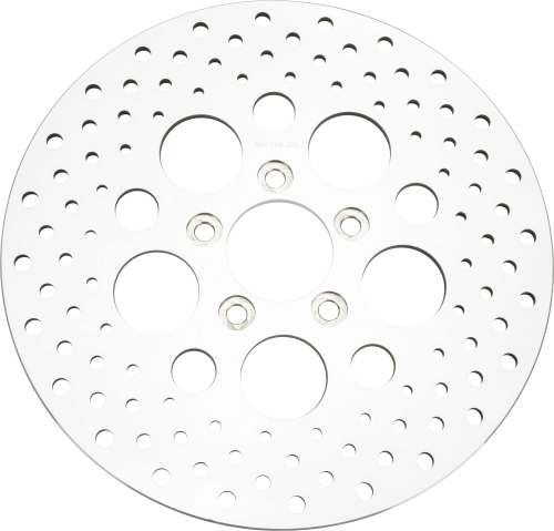 HardDrive - HardDrive Drilled Vented Rear Brake Rotor - Stainless Steel Polished - 144603